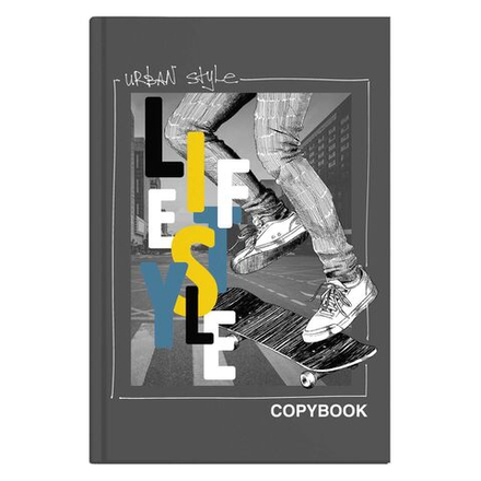 Блокнот А5 7БЦ 96л "Урбан" кл., глянц.лам.