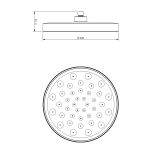Душевой комплект Vincea Inspire VSFW-3I22MT2GM встраиваемый, термостат, двухрежимный, вороненая сталь