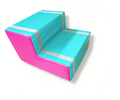 Мягкий модуль гимнастический - "Лестница 2 ступени"