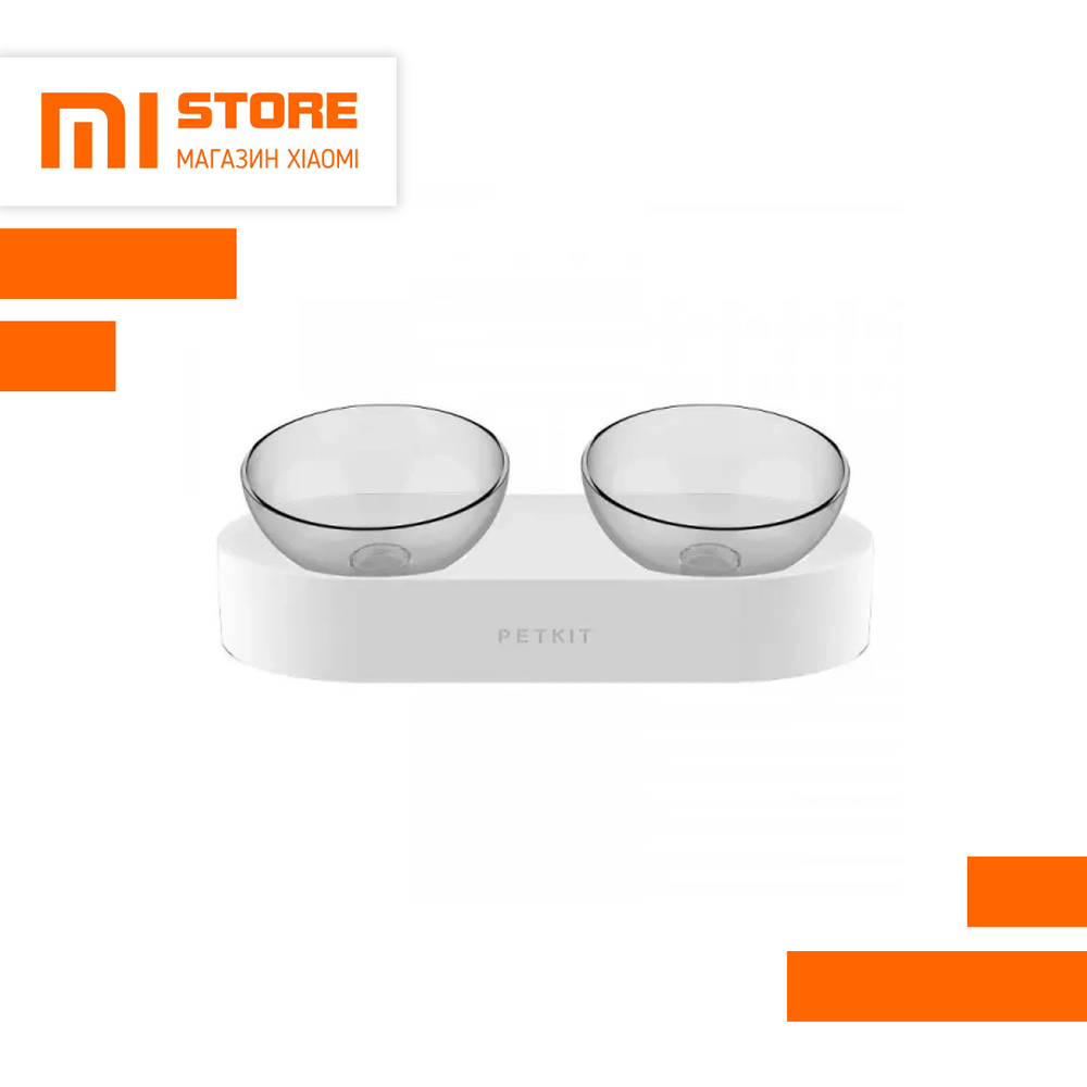 Миска для животных Xiaomi Petkit 15" Adjustable Double Bowl P521 White