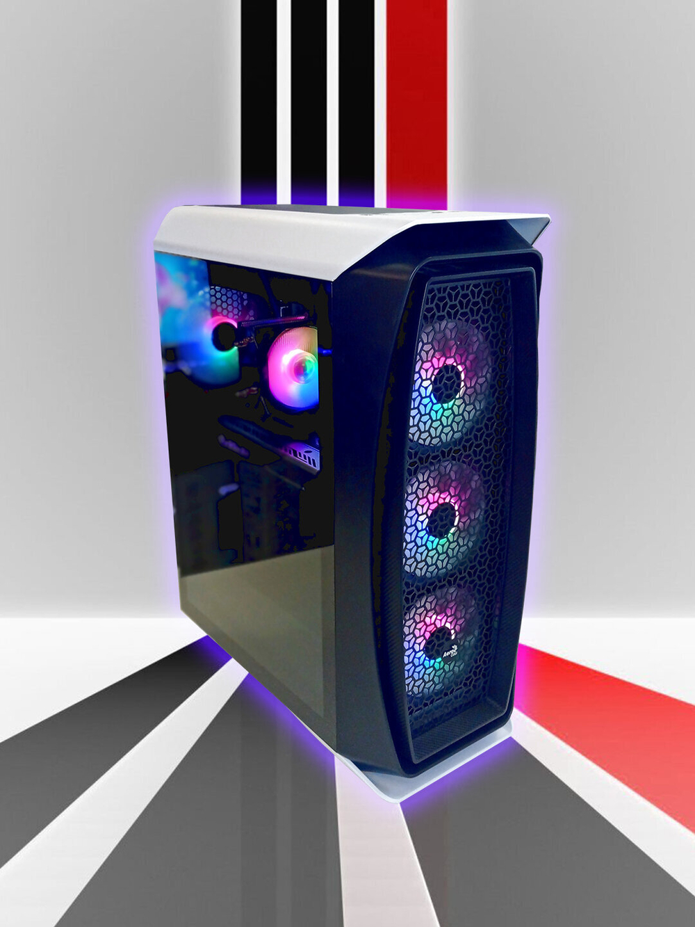 Игровой компьютер, Intel Xeon E5-2650v4, ОЗУ-16GB, AMD Radeon RX580 8GB, SSD 512GB, Windows 11