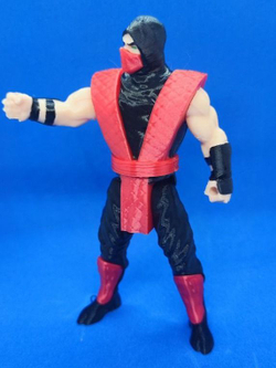 Подвижная фигурка "Эрмак" Mortal Kombat, пластик, цвет красный