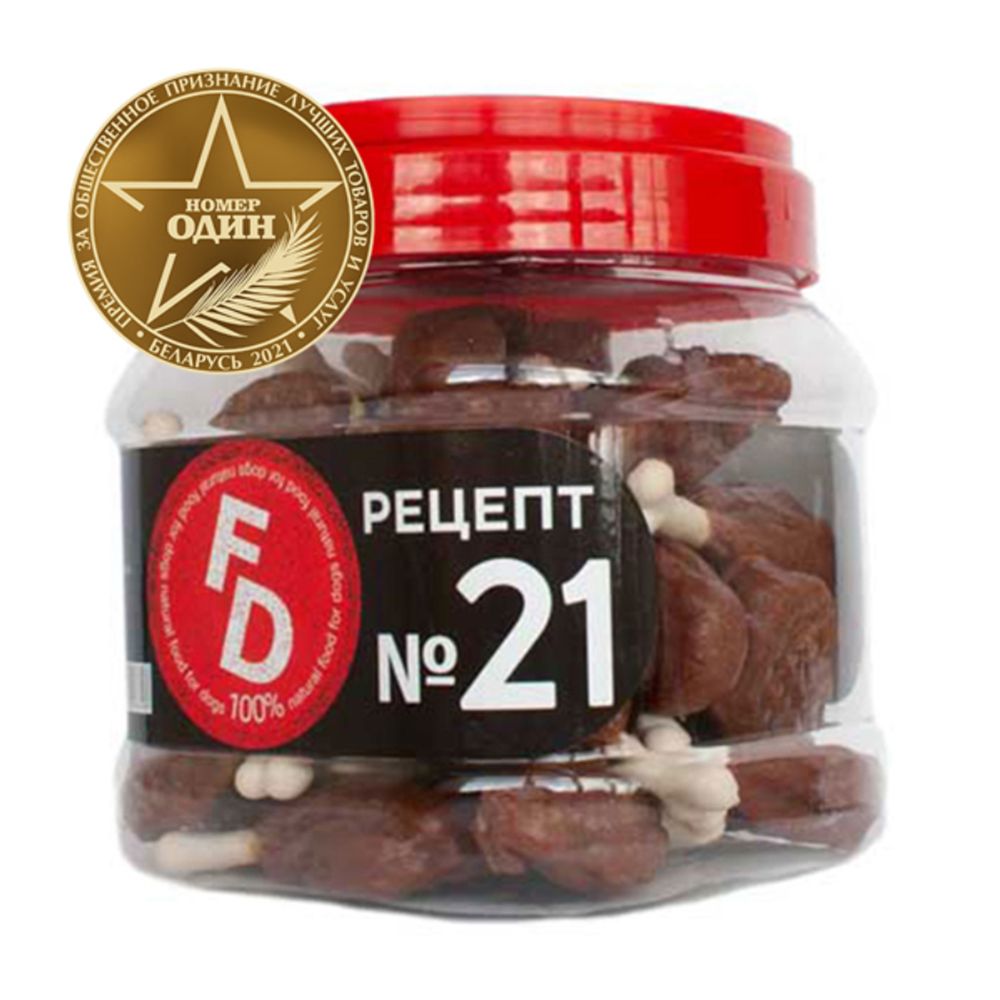 Лакомство FOR DOGS &quot;Рецепт № 21&quot;, утиные ножки с кальцием, 500 гр