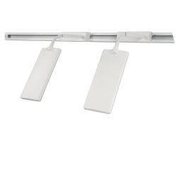 ULB-P37-12W-SPFR WHITE SET2 Светильник-прожектор светодиодный трековый. в составе набора из 2штук. Спектр для фотосинтеза. Корпус белый. ТМ Uniel