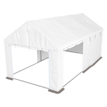 Палатка сварщика МногоТентов домик 3х6х2,4 м. (Ткань ПВХ Г-1).