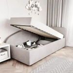 Кровать Элис 90х200 Серый Правый Угол