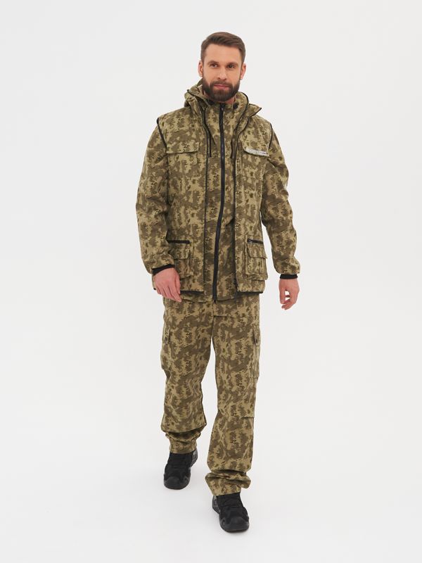 Костюм летний Тайга-3 ткань Твил-Пич цвет Ряска