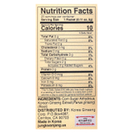 JungKwanJang, корейский чай с женьшенем, 25 пакетиков по 3 г (0,11 унции)