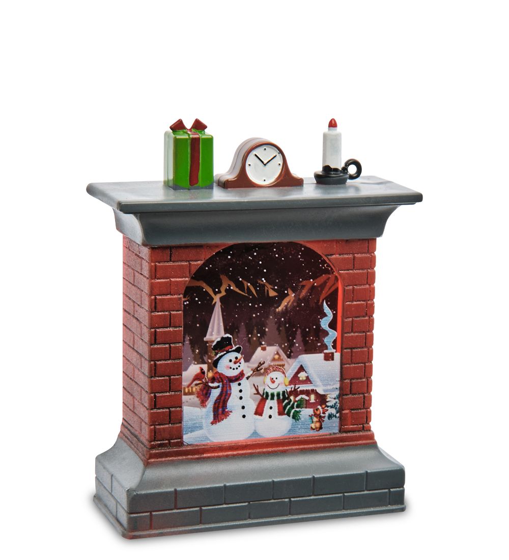 XM-838/2 Новогодний камин с подсветкой