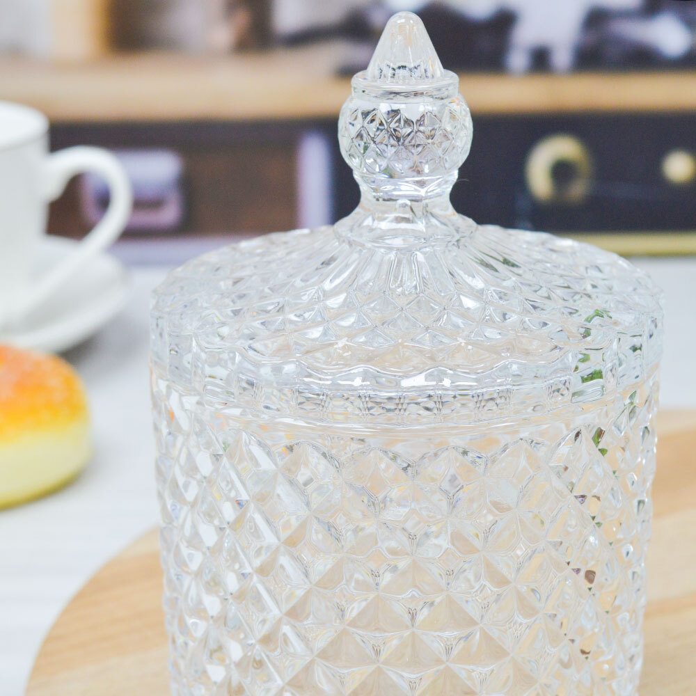 Ваза для варенья и меда 300мл, d8,5см h14см, TG016