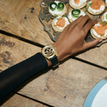 Adidas Originals Wrist Watch Quartz Movement Leather Strap Black Dial Unisex