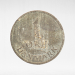 Denmark, 1 Øre - Frederik IX, 1967, F