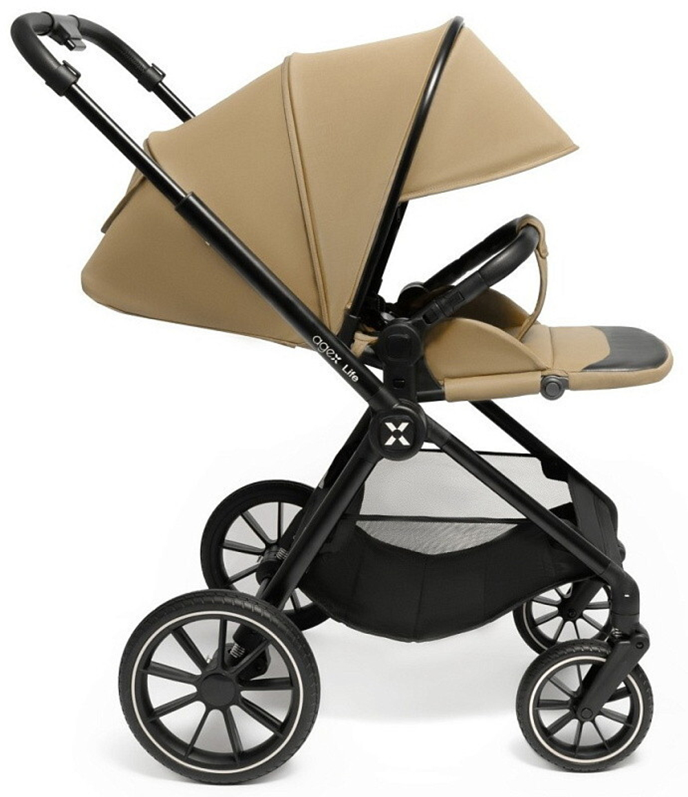 Коляска Agex Life 3 в 1 с автокреслом i-Team Grey ALB269 Beige (Бежевый)