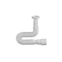 Труба ОРИО гофрированная 1 1/4 * 40/50 белый дл. 470-1250мм АС-10152 (1/75)