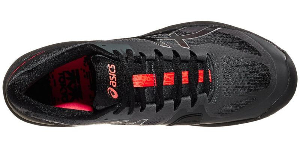 Мужские кроссовки теннисные Asics Court Speed FF L.E. Men - black/sunrise red