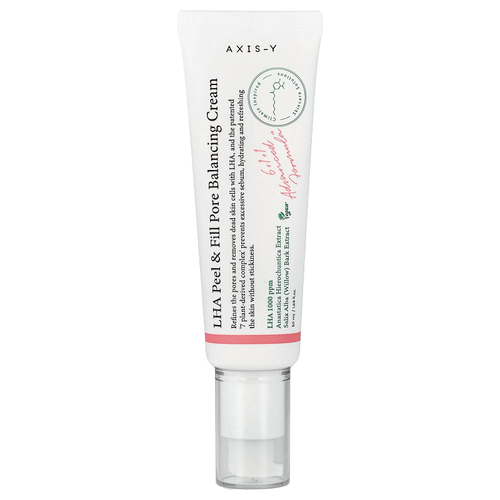 Axis-Y, LHA Peel & Fill Pore Balancing Cream, 50 мл (1,69 жидк. унц.)