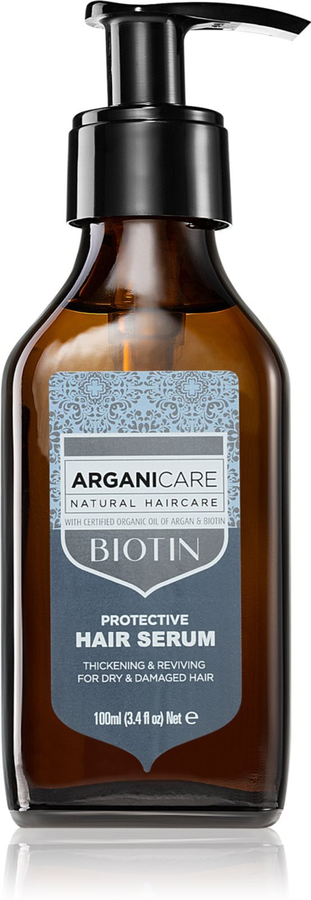 Arganicare Biotin Protective Hair Serum - регенерирующая сыворотка для волос /   100  ml  / GTIN 3701120005391