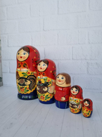 Матрешка "с курочкой" традиция 5мест