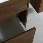 Тумба под раковину Vincea Chiara 800 подвесная, 1 выкатной ящик soft-close, T.Oak