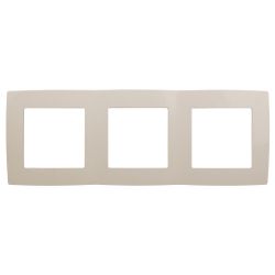 12-5003-02 ЭРА Рамка на 3 поста, Эра12, слоновая кость