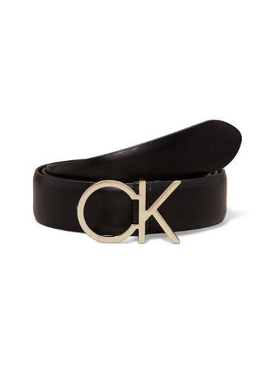 Кожаный ремень RE-LOCK Calvin Klein - черный(K60K610157)