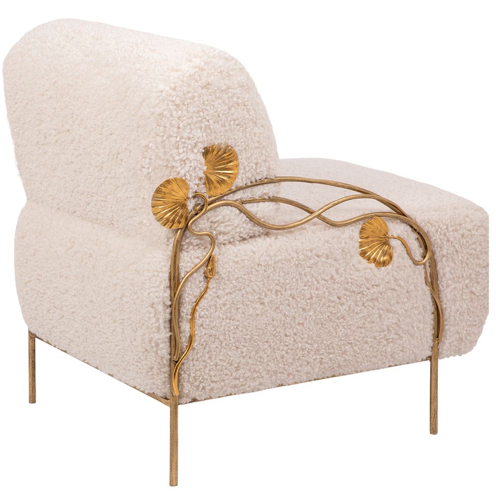 Кресло Нимфея Какао Бронза