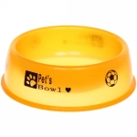 Миска пластиковая «Мр. Декстер», цвет лимонный, 18*5см /450мл