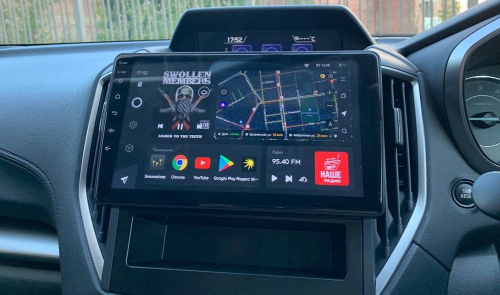 Магнитола для Subaru 2017-2023 Forester 5, XV 2, Impreza 5 - Carmedia SF-9148 QLed+2K, Android 13, TS20, CarPlay, 4G SIM-слот