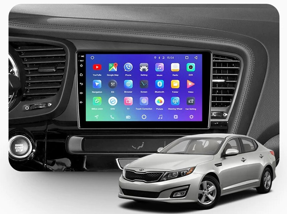 Магнитола для KIA Optima 3 2011-2013 TF - Carmedia OL-9745 QLed, Android 12, TS10, CarPlay, 4G SIM-слот