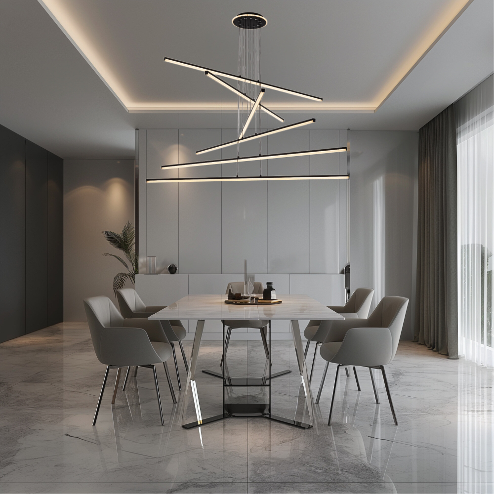 Citilux Trent CL203761 LED Люстра подвесная с пультом Чёрная