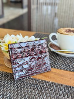 Картхолдер из кожи крокодила WA-208