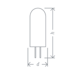 Лампа светодиодная 71 347 NLL-S-G4-2.5-230-3K 2.5Вт 3000К тепл. бел. G4 170лм 220-240В Navigator 71347