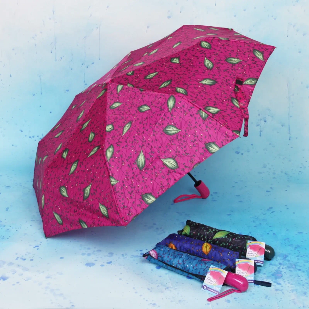 New Зонт женский автомат «Ultramarine - Одвента», микс 4 цвета, 8 спиц, d-108см, длина в слож. виде 28см