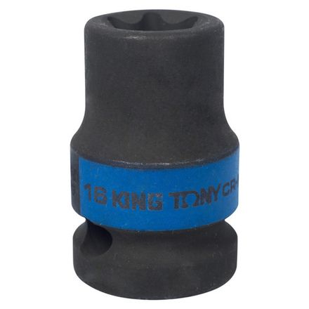 Цена на KING TONY (457516M) Головка торцевая ударная TORX Е-стандарт 1/2", E16