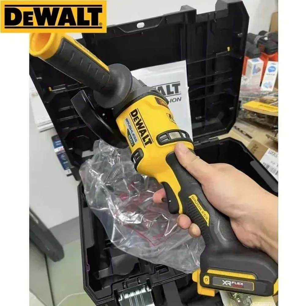 Dewalt DCG418 Безщёточная угловая мельница