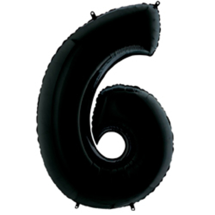 Цифра "6" черный