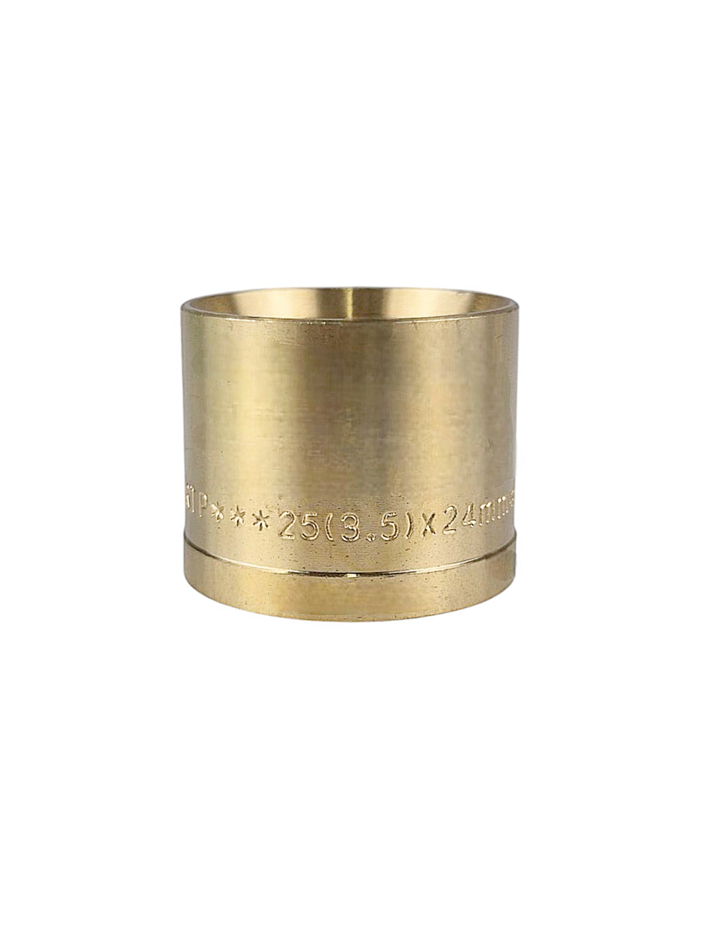 Гильза аксиальная, латунь,25, желтый, RTP (200/10)