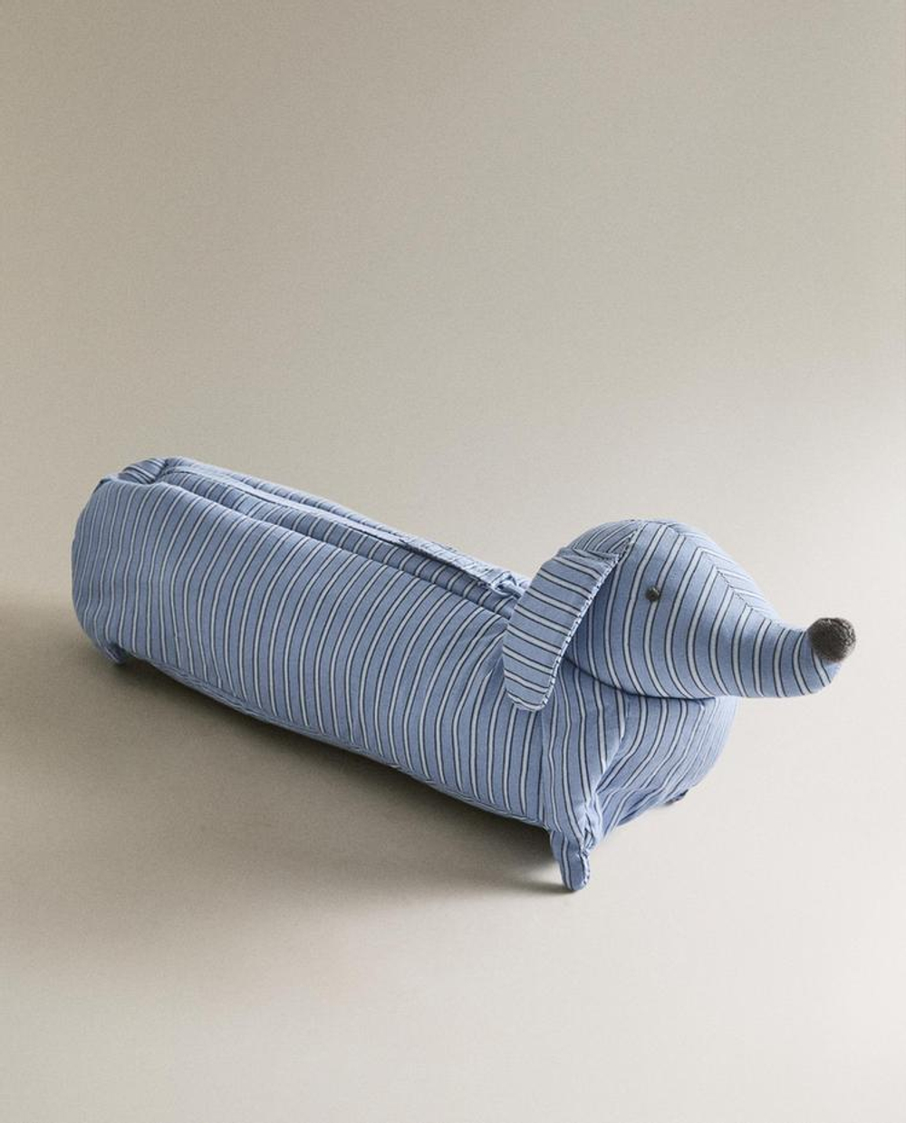ZARA HOME ДЕТСКАЯ ХЛОПКОВАЯ КОСМЕТИЧКА "СОБАКА", СИНИЙ