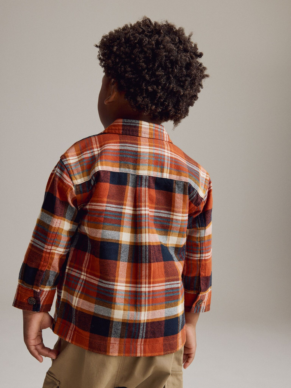 Рубашка на молнии для мальчика Next K83-320, Кирпичный, Синий