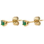 Серьги-пусеты Fiore Luna GREEN AE03187-8 G/G