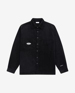 Рубашка Velvet Button черная