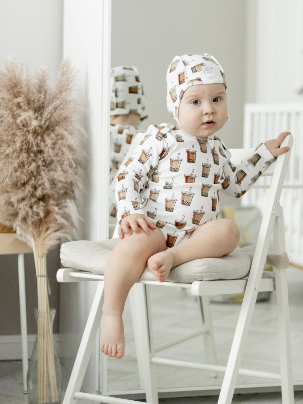 Боди Mjölk Стаканчики с длинным рукавом