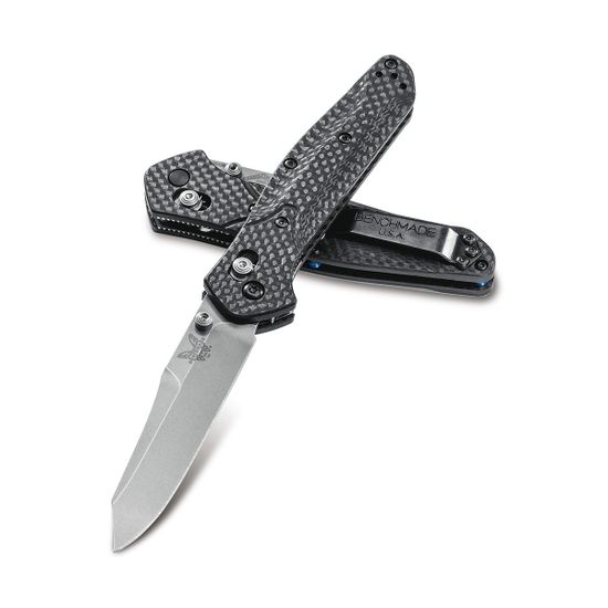 Складной нож Benchmade 940-1 Osborne Reverse Tanto c клинком из стали CPM-S90V, рукоять карбон