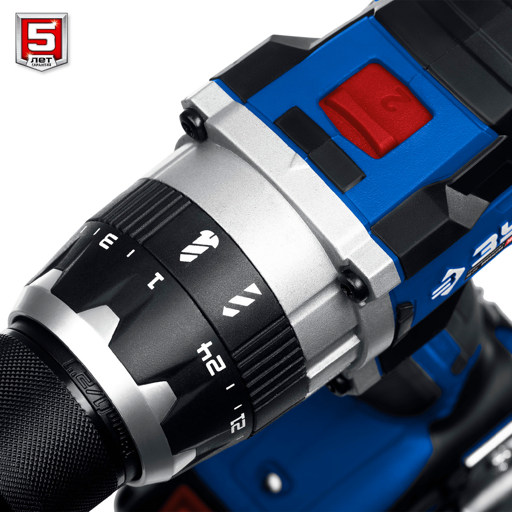 ЗУБР Т7, 20 В, 100 Н·м, без АКБ, бесщеточная дрель-шуруповерт, Профессионал (DB-211)