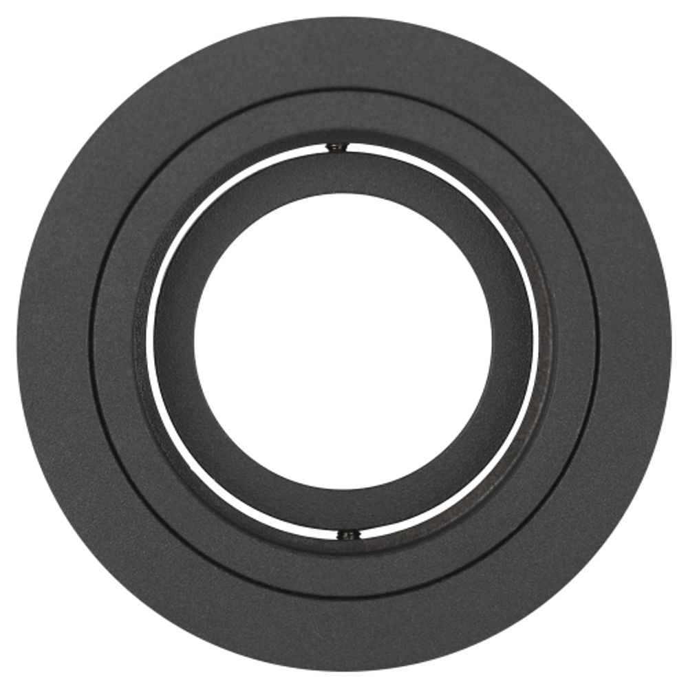 Встраиваемый светильник алюминиевый ЭРА KL84 BK MR16/GU5.3 черный