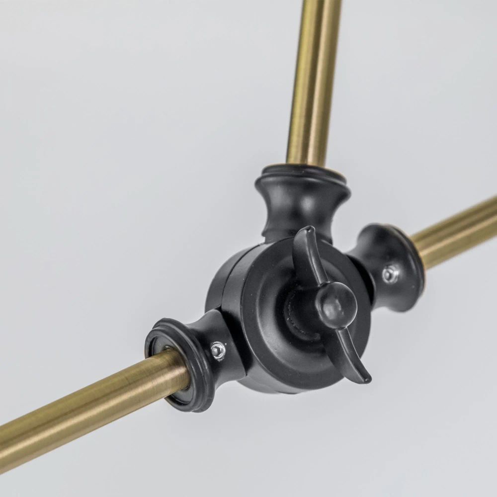 Citilux Планета CL105165 Люстра на штанге поворотная Бронза