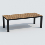 Стол обеденный ТЕЛЛА XL из тика 300x100