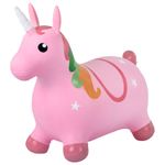 Попрыгун надувной "Единорог", 64х28х54 см, ПВХ, насос, JOLLY JOT (ДЖОЛЛИ ДЖОТ), 666128