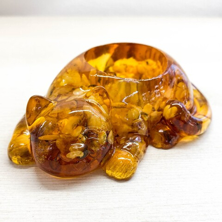 Подсвечник "Кошка спит"