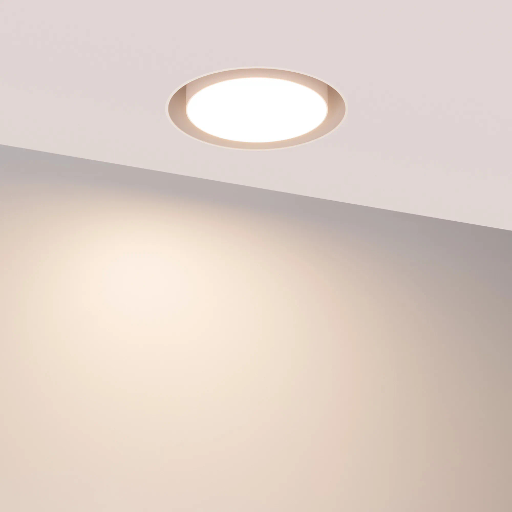 Светильник SP-ARCLOOP-TRIMLESS-D180-20W Day4000-Warm3000 (WH, 120 deg, 230V) (Arlight, Алюминий) 051584